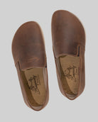 Side view Tan Barefoot Shoes - Calf Leather Zero Drop | Bespoky