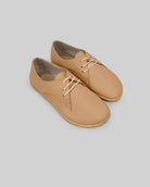Women's Undyed Oxford Shoes - Handcrafted Calf Leather Wide Toe Box | Bespoky