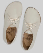 Detail Lucas Beige Oxford Shoes - Handcrafted Calf Leather Turkey | Bespoky