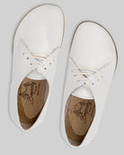 Back view White Oxford Shoes - Calf Leather Handcrafted | Bespoky