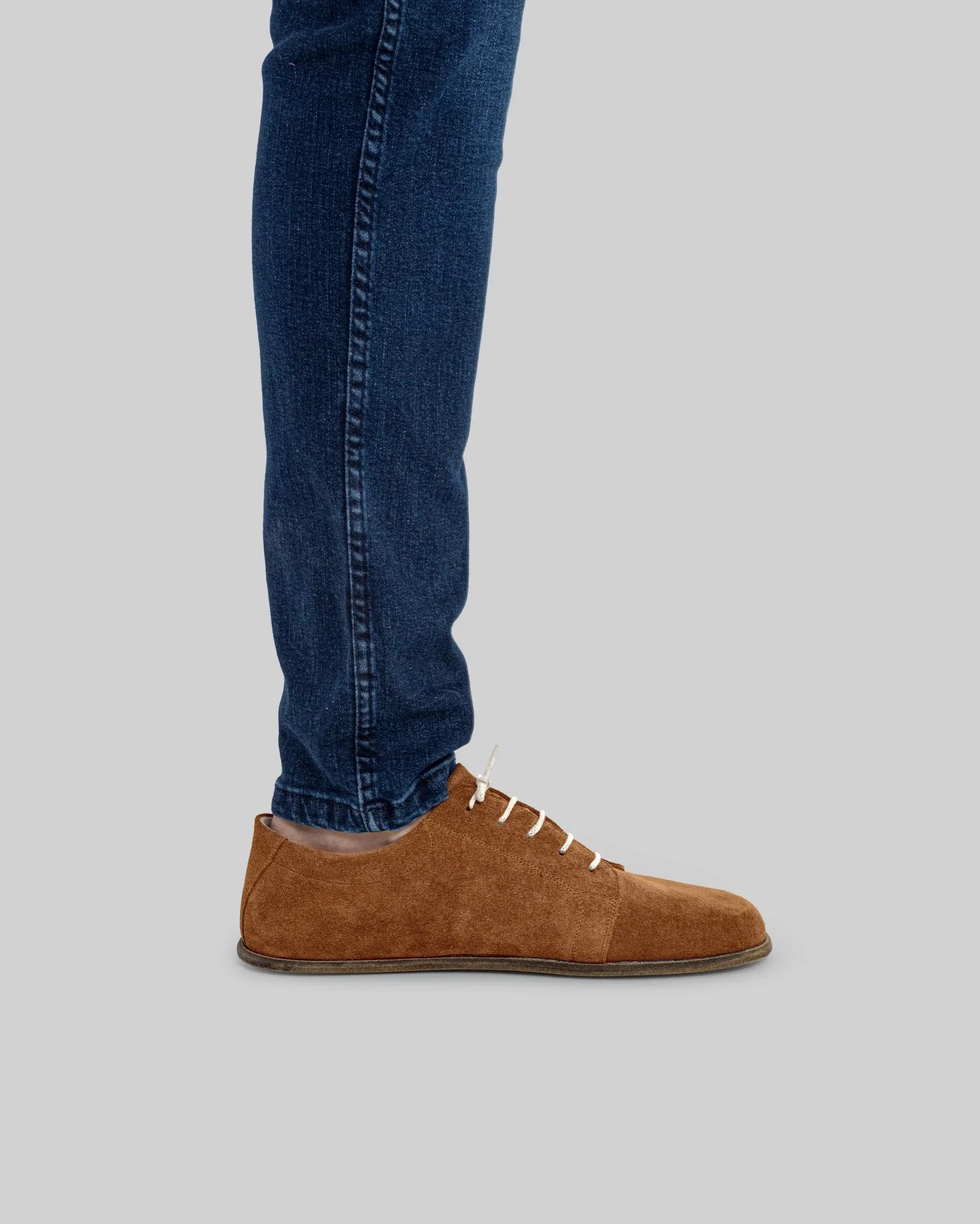 Back view Leather Barefoot Sneaker - Calf Leather Handcrafted | Bespoky