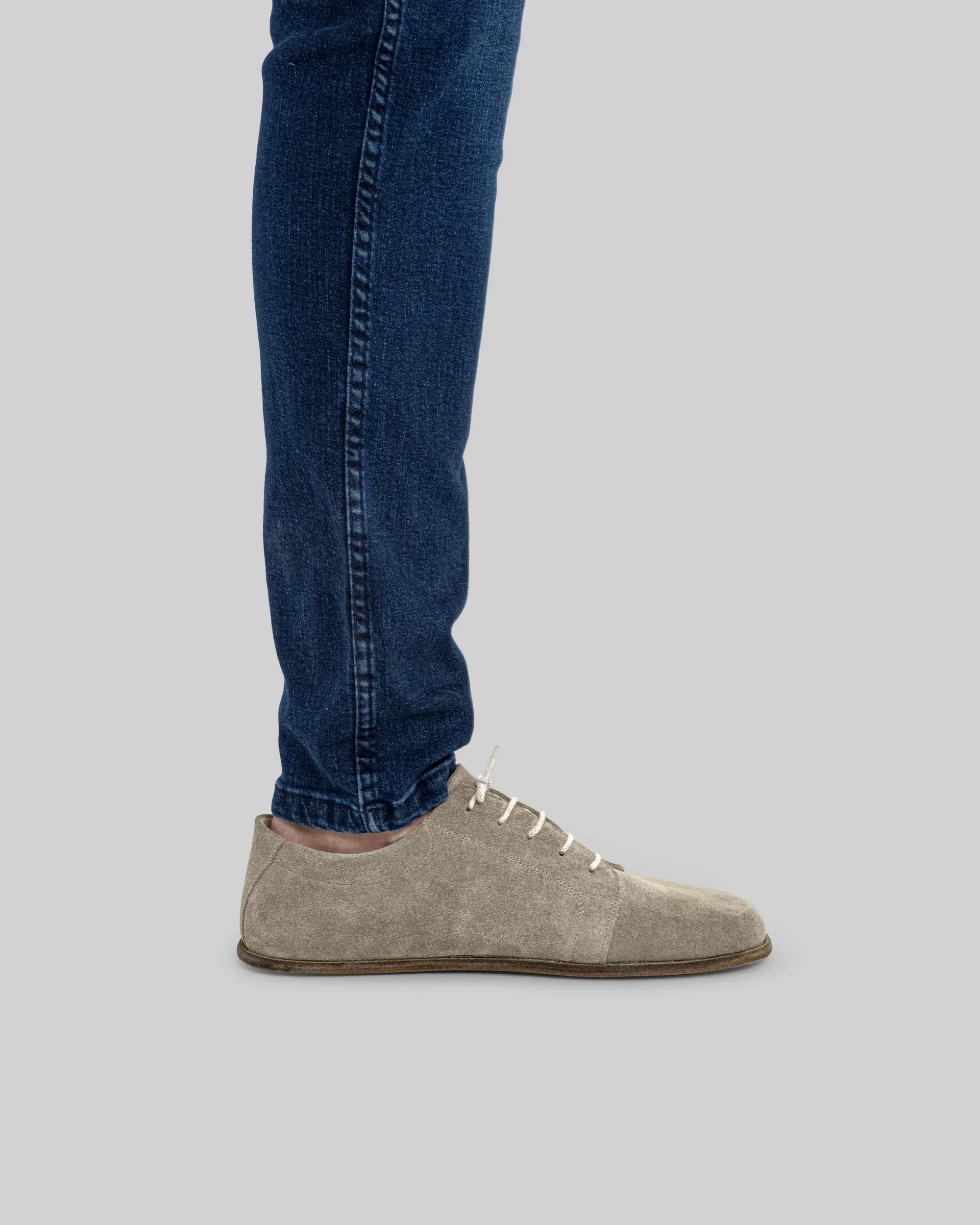 Back view Leather Barefoot Sneaker - Calf Leather Handcrafted | Bespoky