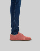 Back view Pink Barefoot Sneaker - Calf Leather Handcrafted | Bespoky