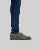 Back view Leather Barefoot Sneaker - Calf Leather Handcrafted | Bespoky