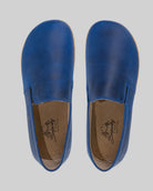 Side view Blue Barefoot Shoes - Calf Leather Zero Drop | Bespoky