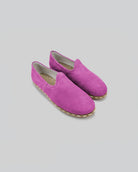 Men's Pink Nubuck Yemeni Shoes - Handcrafted Calf Leather Wide Toe Box | Bespoky