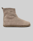 Side view Beige Chelsea Boots - Calf Leather Zero Drop | Bespoky