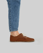 Close-up calf leather - Dark Brown Oxford Shoes Detail | Bespoky