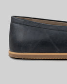 Detail Black Barefoot Shoes - Handcrafted Calf Leather Turkey | Bespoky