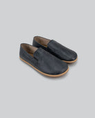 Women's Black Barefoot Shoes - Handcrafted Calf Leather Wide Toe Box | Bespoky