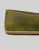 Detail Yellow Barefoot Shoes - Handcrafted Calf Leather Turkey | Bespoky