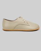 Close-up calf leather - Beige Oxford Shoes Detail | Bespoky