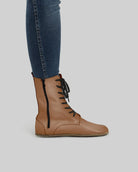 Pair Tan Barefoot Boot - Barefoot Wide Toe Calf Leather | Bespoky