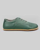 Detail Green Barefoot Sneaker - Handcrafted Calf Leather Turkey | Bespoky