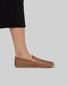 Pair Tan Barefoot Shoes - Barefoot Wide Toe Calf Leather | Bespoky