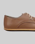 Top view Tan Oxford Shoes - Handcrafted Calf Leather | Bespoky