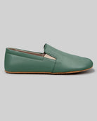 Detail Green Barefoot Shoes - Handcrafted Calf Leather Turkey | Bespoky