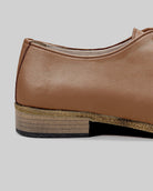 Top view Tan Pointed Toe Oxford - Handcrafted Calf Leather | Bespoky