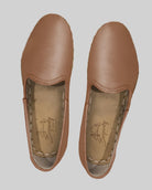 Side view Tan Yemeni Shoes - Calf Leather Zero Drop | Bespoky
