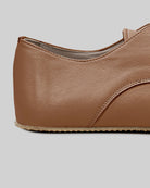Top view Tan Oxford Shoes - Handcrafted Calf Leather | Bespoky