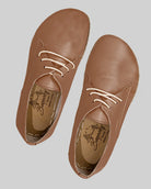 Top view Tan Oxford Shoes - Handcrafted Calf Leather | Bespoky