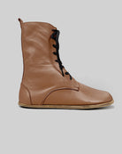 Top view Tan Barefoot Boot - Handcrafted Calf Leather | Bespoky