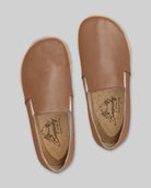 Side view Tan Barefoot Shoes - Calf Leather Zero Drop | Bespoky