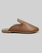 Detail Tan Spitz zulaufende Mules - Handgefertigtes Kalbsleder Türkei | Bespoky