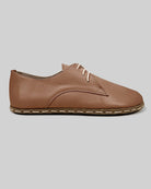 Back view Tan Oxford Shoes - Calf Leather Handcrafted | Bespoky