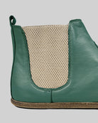 Detail Green Chelsea Boots - Handcrafted Calf Leather Turkey | Bespoky