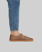 Back view Tan Oxford Shoes - Calf Leather Handcrafted | Bespoky