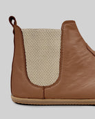 Top view Tan Chelsea Boots - Handcrafted Calf Leather | Bespoky