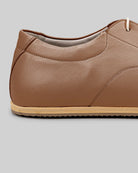 Top view Tan Barefoot Sneaker - Handcrafted Calf Leather | Bespoky