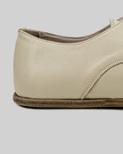 Detail Beige Oxford Shoes - Handcrafted Calf Leather Turkey | Bespoky