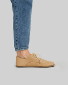 Pair Melon Yellow Oxford Shoes - Barefoot Wide Toe Calf Leather | Bespoky