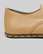 Top view Melon Yellow Oxford Shoes - Handcrafted Calf Leather | Bespoky