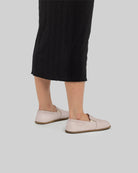 Back view Pink Barefoot Shoes - Calf Leather Handcrafted | Bespoky