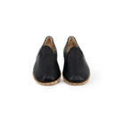 Side view Black Yemeni Shoes - Calf Leather Zero Drop | Bespoky
