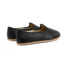 Top view Black Yemeni Shoes - Handcrafted Calf Leather | Bespoky