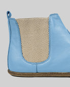 Top view Baby Blue Chelsea Boots - Handcrafted Calf Leather | Bespoky