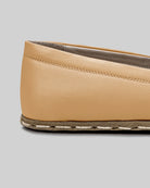 Top view Melon Yellow Barefoot Shoes - Handcrafted Calf Leather | Bespoky