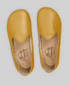 Side view Mustard Barefoot Yemeni - Calf Leather Zero Drop | Bespoky