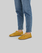 Top view Mustard Oxford Shoes - Handcrafted Calf Leather | Bespoky