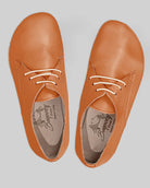 Side view Orange Oxford Shoes - Calf Leather Zero Drop | Bespoky