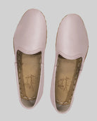 Top view Pink Yemeni Shoes - Handcrafted Calf Leather | Bespoky
