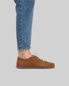 Pair Tan Barefoot Sneaker - Barefoot Wide Toe Calf Leather | Bespoky