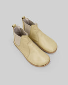 Men's Yellow Chelsea Boots - Handcrafted Calf Leather Wide Toe Box | Bespoky