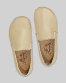 Side view Yellow Barefoot Shoes - Calf Leather Zero Drop | Bespoky