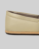 Top view Yellow Barefoot Shoes - Handcrafted Calf Leather | Bespoky