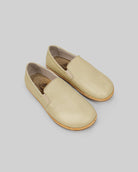 Men's Yellow Barefoot Shoes - Handcrafted Calf Leather Wide Toe Box | Bespoky